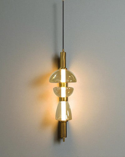 Luxe Stacked Prism Pendant Light